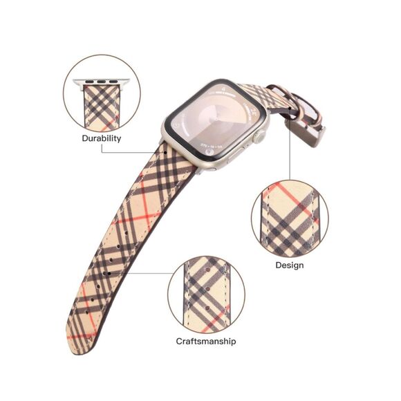 Leather Band Compatible with Apple Watch